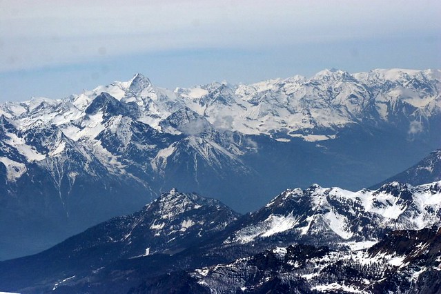 The Alps seen from the Klein Matterhorn