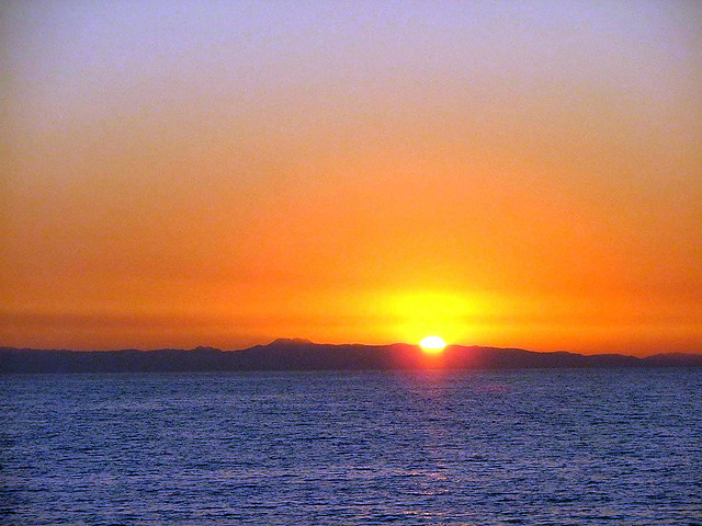 Sunset - Almost Gone - Newport Beach - California - Nov 2004