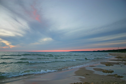 sunset beach michigan pentwater utatabythesea