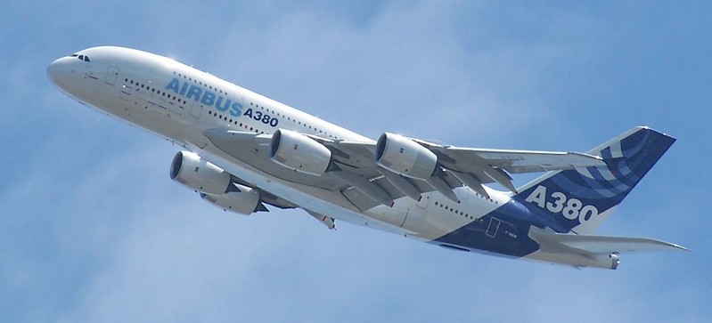 A380 over Farnborough