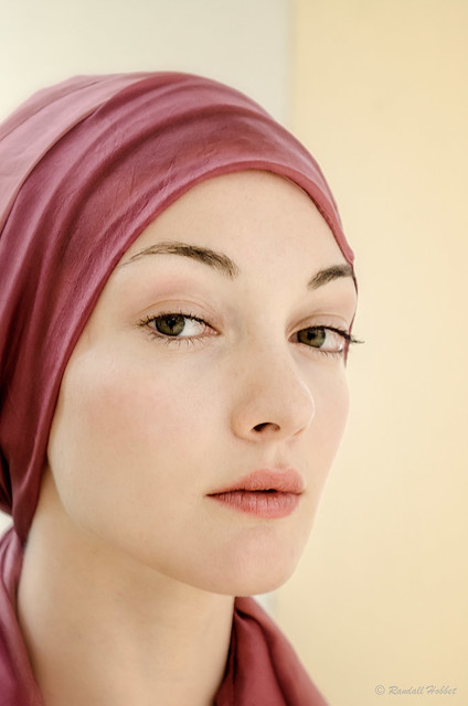 The Girl in the Fuschia Headscarf
