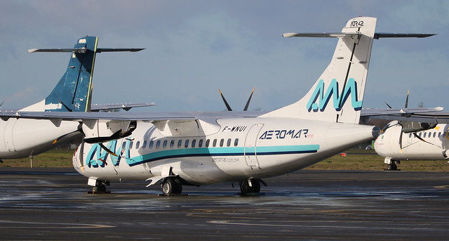 ATR 42-500 AEROMAR F-WNUI A L'AEROPORT TOULOUSE-FRANCAZAL LE 13 01 17