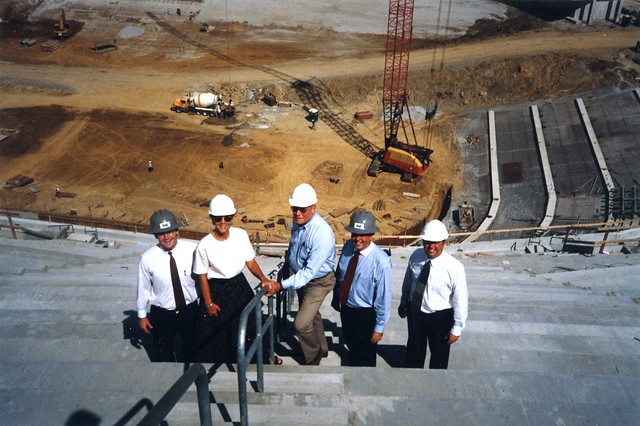 Construction of Adelphia Coliseum