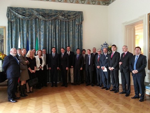 Министър Даниел Митов на днешната си редовна работна среща с посланиците на държавите членки на ЕС в София.
