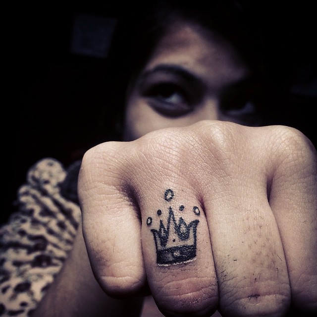 wow #girl with the crown #girl be tattooed with micro tat… | Flickr