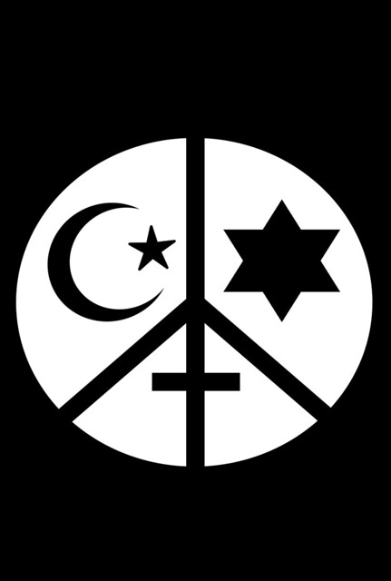 Peace Symbol for the 3 Major Religions