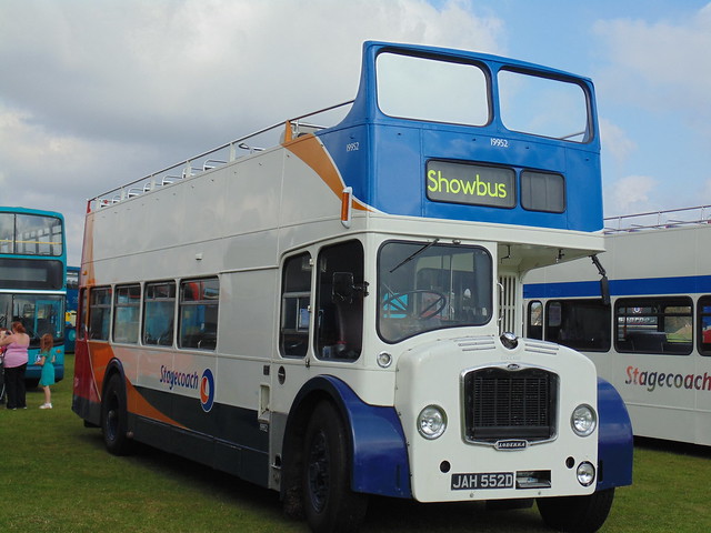 Stagecoach Bristol Lodekka JAH552D 19952 seen parked up at Showbus Duxford, 21st September
