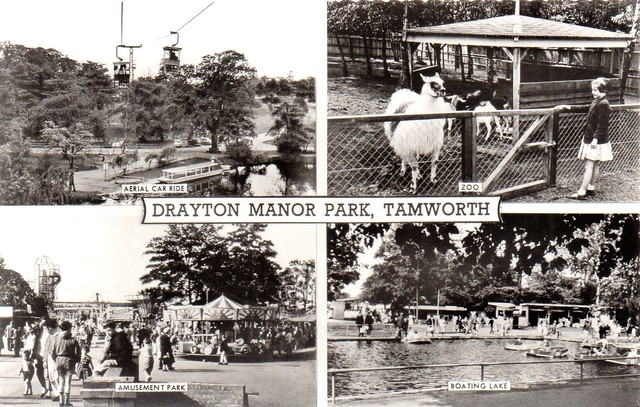 Drayton Manor Park - Multiview postcard