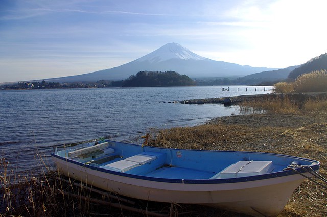 Boat to Mt Fuji 富士山