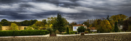 autumn panorama france rain weather automne landscape pluie paysage charente cloudysky meteo poitoucharentes cielnuageux verrieres16