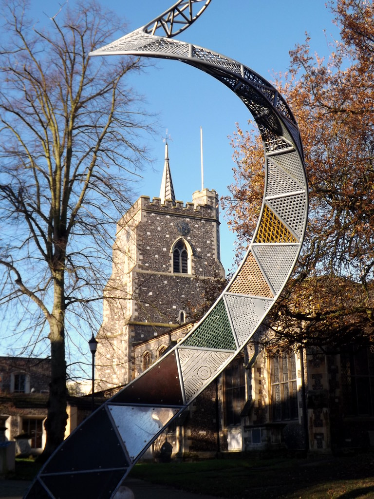 St Mary's Parish Church and sculpture | just1snap | Flickr