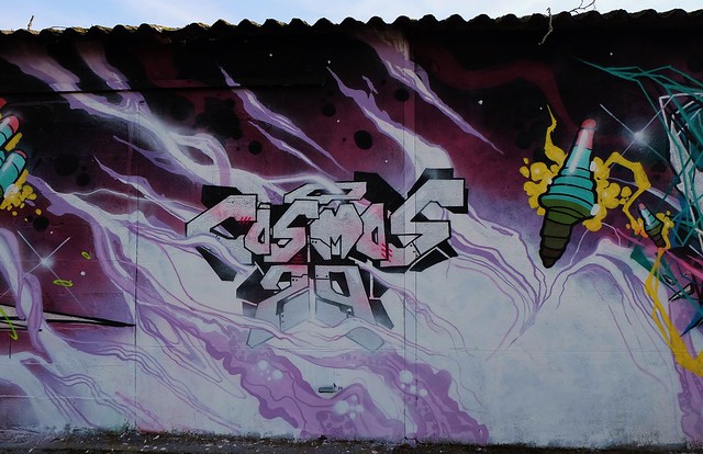 Nantes, graffiti rue de Guyane