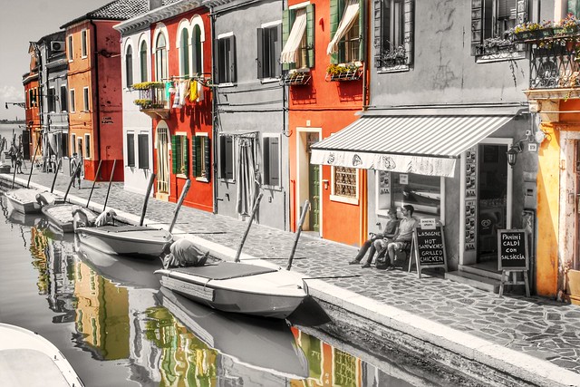 What's black and white and red all over?