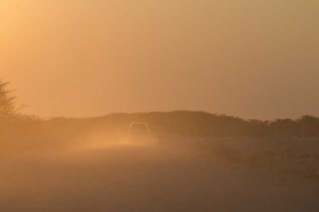 Dusty Road in Africa