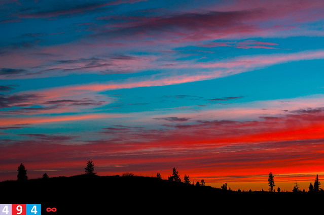 A Pacific Northwest Crush: A Dramatic Sunset (Part 27): An Attractive Crush (In Technicolor)