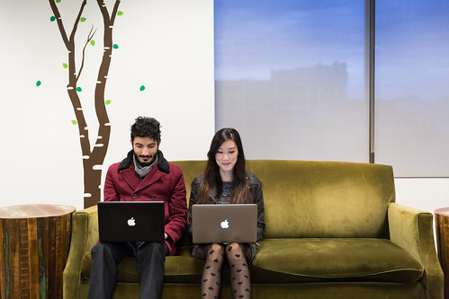 Dev Bootcamp | Two students working on the couch in San Fran… | Dev Bootcamp | Flickr