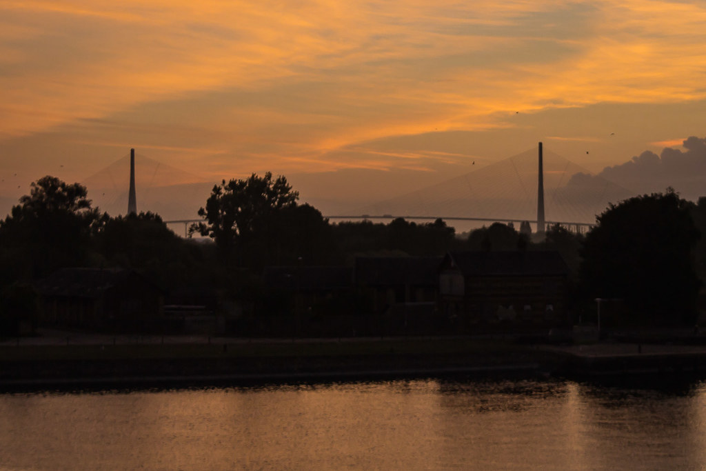 Sunrise Over the Pont de Normandie 299 of 365