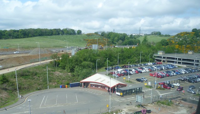 Ferrytoll Park and Ride at Inverkeithing, Fife.