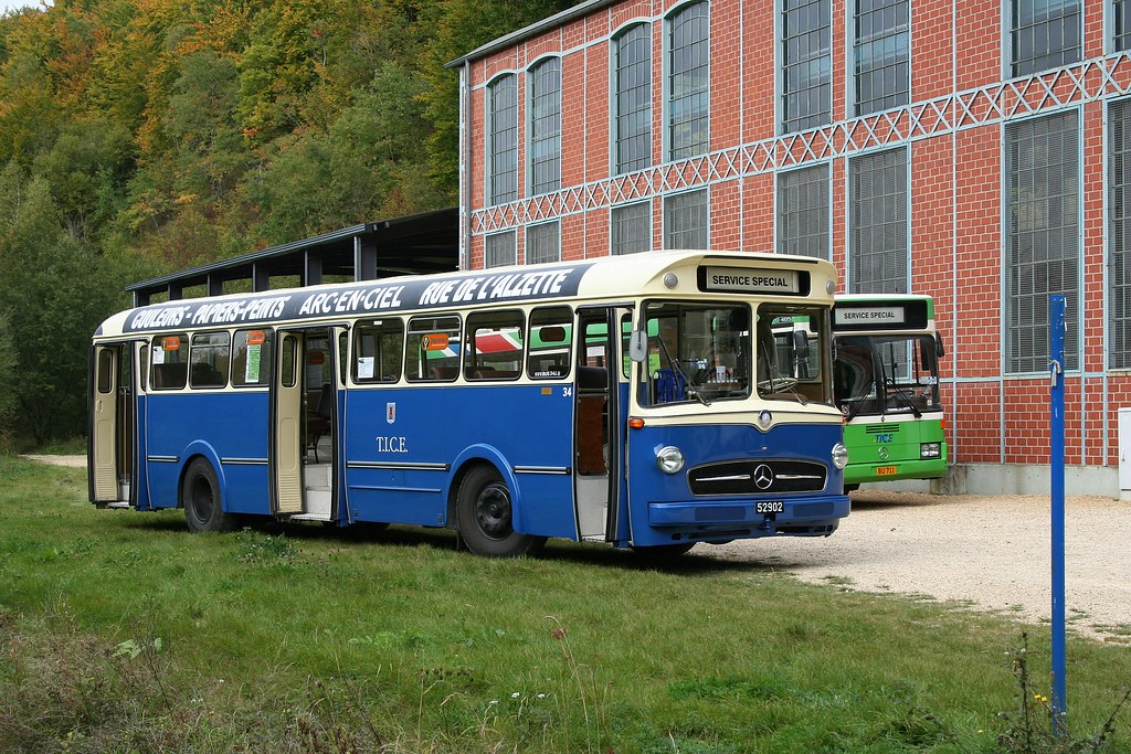 6/8 TICE bus 34 - O405 bus 29 - Fond-de-Gras, 23-09-2007