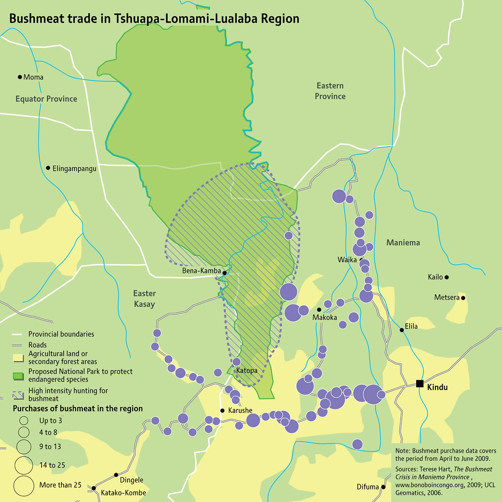 Bushmeat trade in Tshuapa-Lomami-Lualaba Region | Hunting in… | Flickr