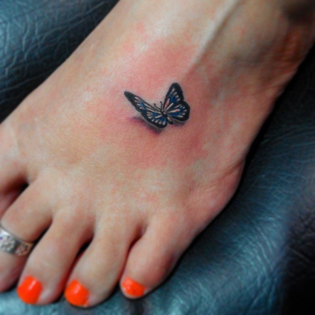 finished #butterfly #3d #tattoo in #vashi #navi #mumbai #… | Flickr