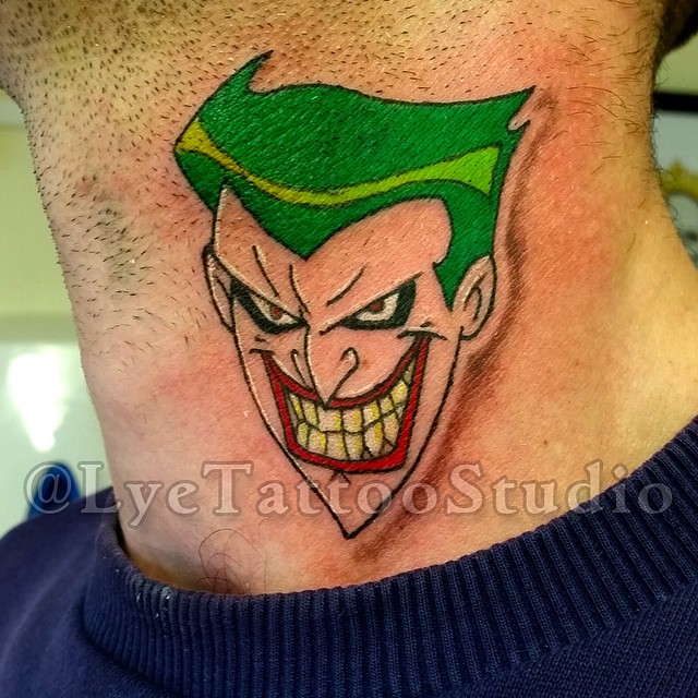 Joker Tattoo For A Very Big Batman Comics Fan Tattoo Jo Flickr
