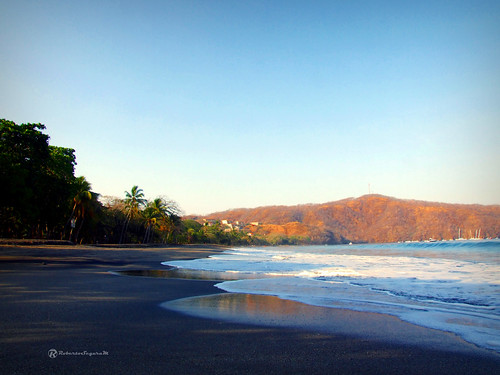 morning sea costa beach walking dawn costarica playa rica aurora hermosa guanacaste
