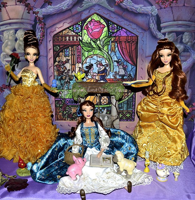 Belle Collector Dolls - Designer 2011, Fairytale Designer 2013 and Fairytale Designer 2016 - Disney Store