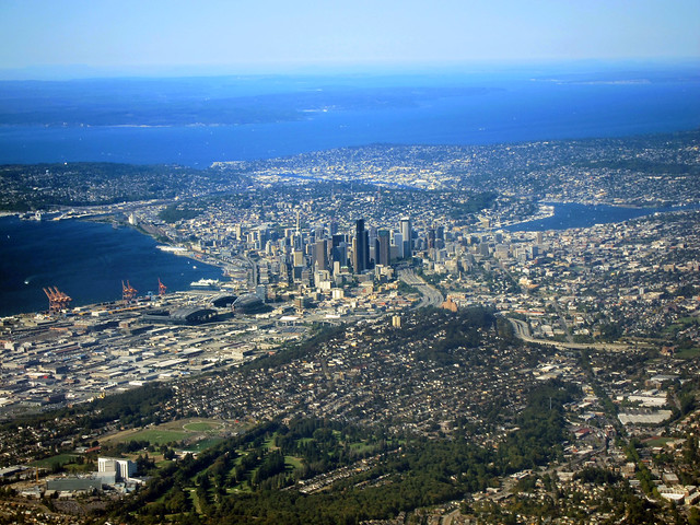 Seattle aerial view