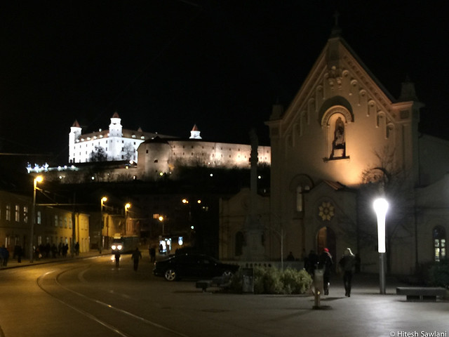 Bratislava Castle at Night