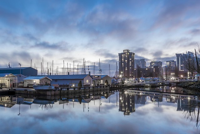 Vancouver Bay \ Coal Harbor Reflection