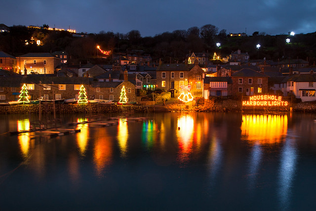 Mousehole Harbour Christmas Lights