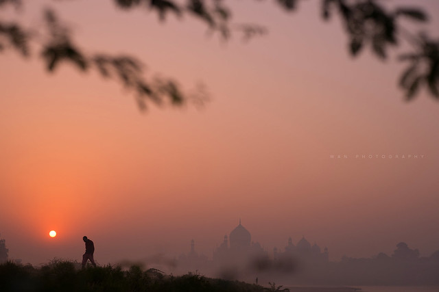 A misty morning by the Yamuna River, Agra [Explored]