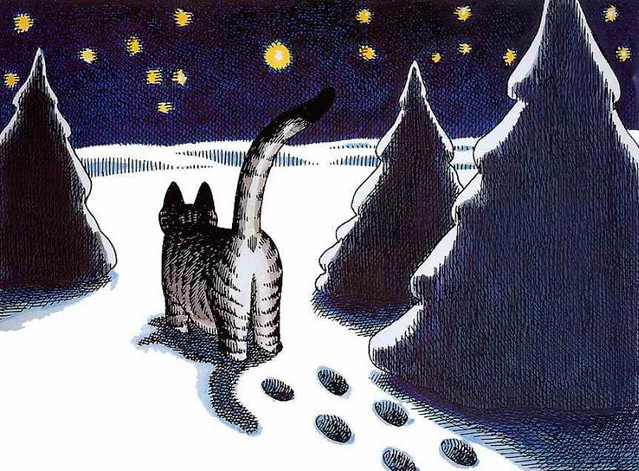 kliban's snow cat