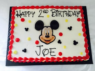 Mickey Mouse Sheet Cake