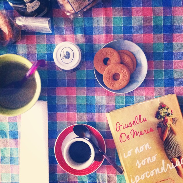#breakfast con l'autrice #giusellademaria #roma #iononsonoipocondriaca #cup #coffee