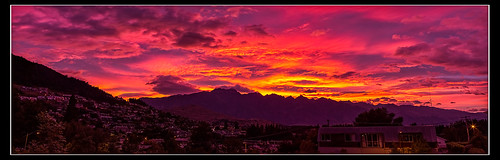 sunrise queenstown remarkables highcountry panarma canon1635 canon6d