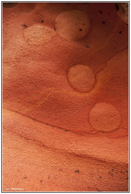Colores rocas valle de Labetxu, Jaizkibel