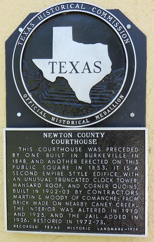 texas tx courthouseextras newtoncounty newton easttexas martinmoodie texashistoricalmarkers pineywoods northamerica unitedstates us