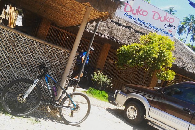 Duko Duko Restaurant in Catmon Cebu serves whole native chicken on your plate. The place gets crowded easily with frequenters travelling Cebu City and Northern Cebu.  #CebuCityfied #Native #Chicken #Restaurant #MountainBiking #CrossCountry #Dukoduko #Food