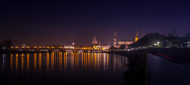 View over the Historical Skyline of Dresden