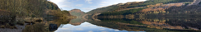 panorama Loch lubnaig