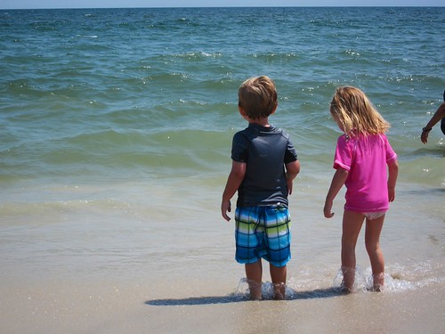 Everett & Maddie On The Beach by Joe Shlabotnik, ocean beach madeleine jonesbeach everett 2014 60225mm june2014