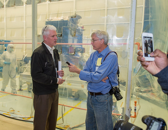 Doug Whiteley, NOAA Office of Systems Development, at DSCOVR Media Day (Nov. 5, 2014)
