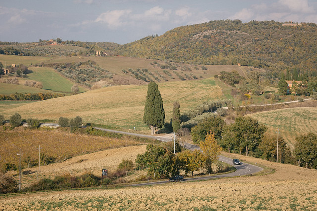 Driving around Tuscany