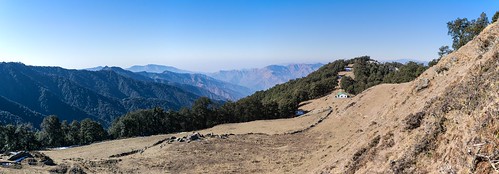 panorama india trekking trek himalayas uttarakhand nagtibba