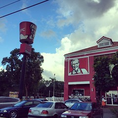 Our driver tells us this is the busiest KFC in the WORLD! #Jamaica