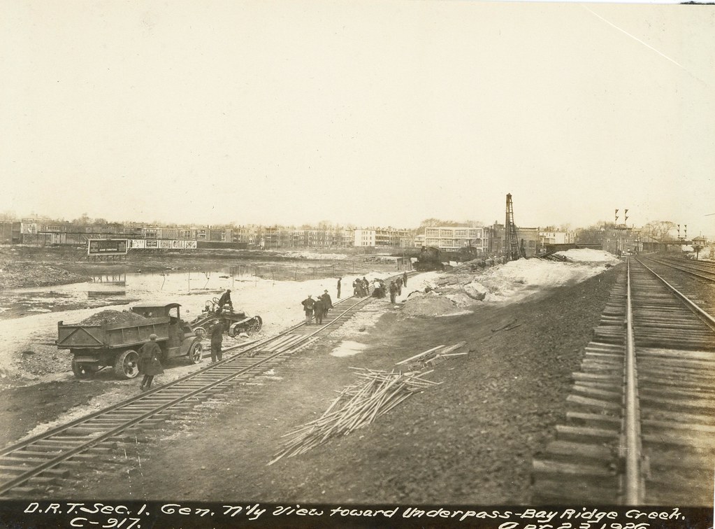General northerly view toward underpass, Bay Ridge Creek | Flickr