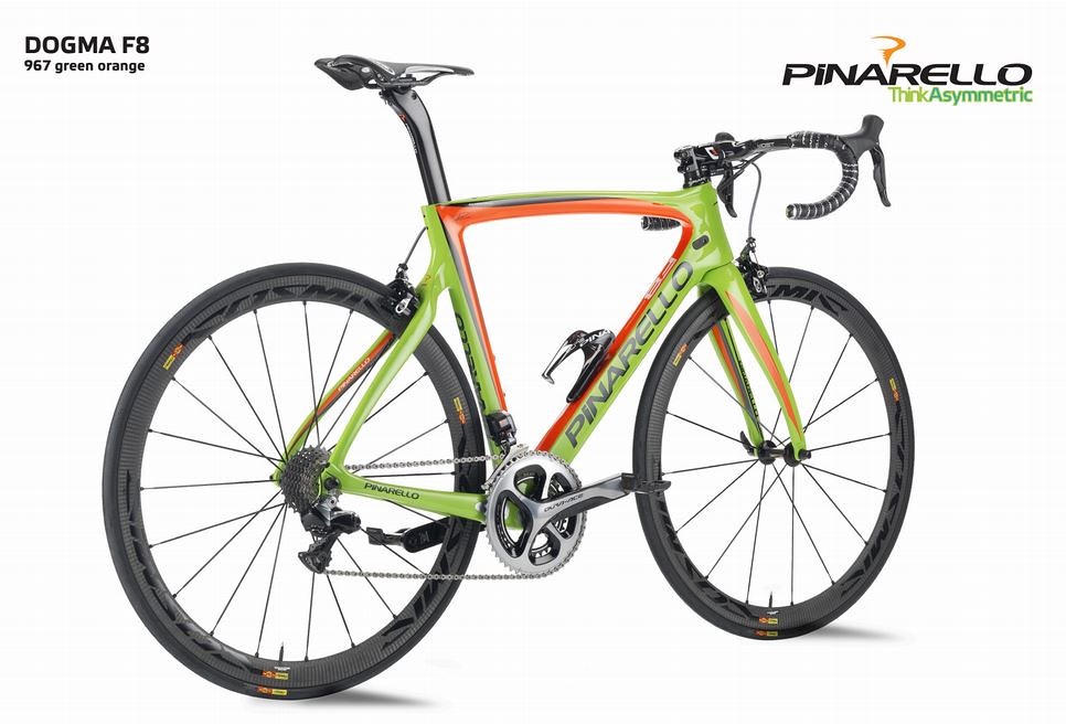 Pinarello Dogma F8 967 Green Orange 1 