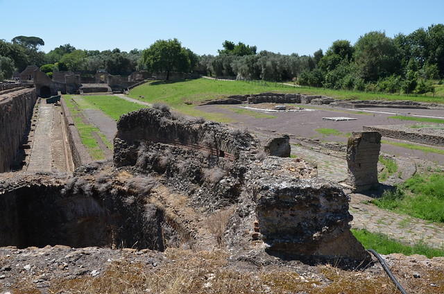 The Antinoeion and the double paved way leading to the Grande Vestibolo, Hadrian's Villa
